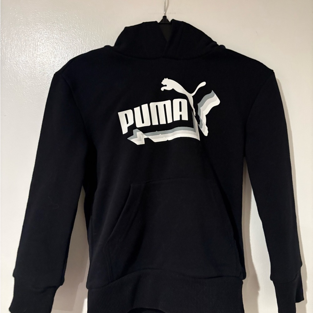 PUMA Black Hoodie- kids